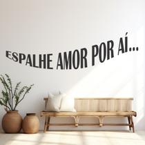 Adesivo De Parede Decorativo Frase Espalhe Amor Por Ai... Adesivo De Parede Decorativo Frase Espalhe Amor Por Ai...