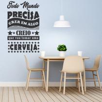 Adesivo De Parede Decorativo Frase Eu Vou Tomar Uma Cerveja