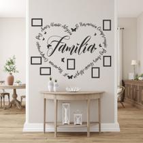 Adesivo De Parede Decorativo Frase Família - Foto