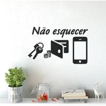 Adesivo De Parede Decorativo Frase Lembrete Não Esquecer