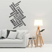 Adesivo De Parede Decorativo Frase Motivacional Palavras