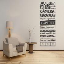 Adesivo De Parede Decorativo Frase Motivacional Para Fotos