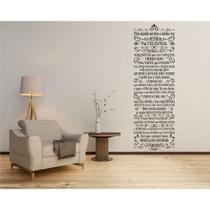 Adesivo De Parede Decorativo Frase Oração Pai Celestial