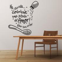 Adesivo De Parede Decorativo Frase Pitada de Amor