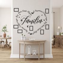 Adesivo De Parede Decorativo Frase Quadro Para Foto - Família Adesivo De Parede Decorativo Frase Quadro Para Foto - Família