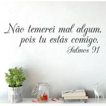 Adesivo De Parede Decorativo Frase Salmo 91