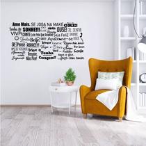 Adesivo De Parede Decorativo Frase Se Joga Na Make SALÃO DE BELEZA E STUDIO DE BELEZA