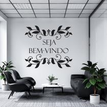 Adesivo De Parede Decorativo Frase Seja Bem Vindo