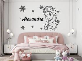 Adesivo de parede decorativo frozen