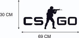 Adesivo de Parede Decorativo Gamer Game Jogo CSGO Adesivo de Parede Decorativo Gamer Game Jogo CSGO