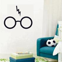 Adesivo de Parede Decorativo Geek Óculos Harry Potter