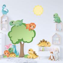 Adesivo de Parede Decorativo Infantil Dino Dinossauro Quarto Bebê Adesivo de Parede Decorativo Infantil Dino Dinossauro Quarto Bebê
