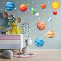 Adesivo De Parede Decorativo Infantil Sistema Solar - Arte na Arte