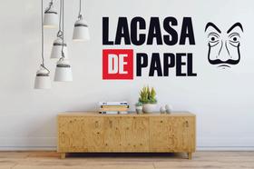 Adesivo de Parede Decorativo La Casa De Papel Series Geek