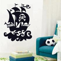 Adesivo de Parede Decorativo Quarto Barco Pirata Adesivo de Parede Decorativo Quarto Barco Pirata