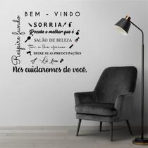 Adesivo De Parede Decorativo Salão Beleza Cabeleireiro