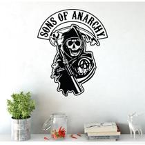 Adesivo De Parede Decorativo Sons Of Anarchy Logo Adesivo De Parede Decorativo Sons Of Anarchy Logo