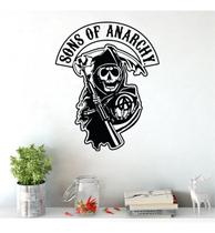 Adesivo De Parede Decorativo Sons Of Anarchy Logo Adesivo De Parede Decorativo Sons Of Anarchy Logo