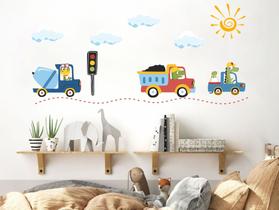 adesivo de parede dinossauro carros decoração infantil adesivo de parede dinossauro carros decoração infantil