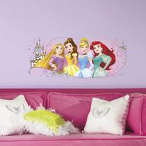 Adesivo de parede disney princesas adventures mural - RoomMates