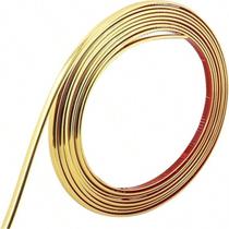 Adesivo de Parede Dourado em PVC - Tira Decorativa Autoadesiva para Sala Adesivo de Parede Dourado em PVC - Tira Decorativa Autoadesiva para Sala