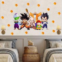 Adesivo de parede dragon ball z cabeceira de cama berço decoração infantil Adesivo de parede dragon ball z cabeceira de cama berço decoração infantil
