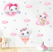 adesivo de parede elefante bailarina quarto de meninas adesivo de parede elefante bailarina quarto de meninas