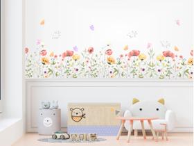 Adesivo de Parede Florais Boho Jardim Encantado - Kit Fadas Adesivo de Parede Florais Boho Jardim Encantado - Kit Fadas