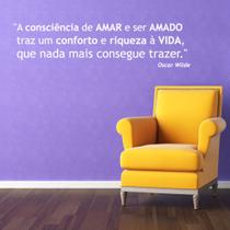 Adesivo de Parede Frase - Amar e ser Amado - 002frg Adesivo de Parede Frase - Amar e ser Amado - 002frg