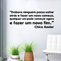 Adesivo de Parede Frase Chico Xavier