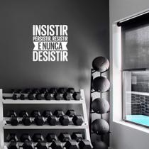 Adesivo de Parede Frase Insistir Persistir Resistir e Nunca Desistir Academia Empresa Adesivo de Parede Frase Insistir Persistir Resistir e Nunca Desistir Academia Empresa