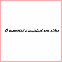 Adesivo de parede - Frase / o essencial e invisivel aos olhos (1mtx10cm) Adesivo de parede - Frase / o essencial e invisivel aos olhos (1mtx10cm)