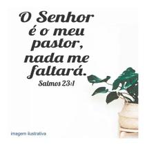 Adesivo de Parede / Frase / O senhor é meu Pastor / Salmo 23 - 50x40cm