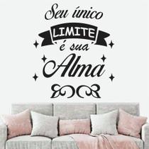 Adesivo de Parede Frase Seu Único Limite