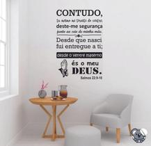 Adesivo De Parede Frases Salmos 22:9