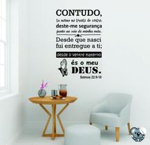 Adesivo De Parede Frases Salmos 22:9 Adesivo De Parede Frases Salmos 22:9