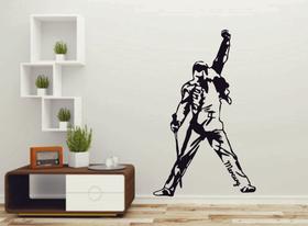 Adesivo de Parede Freddie Mercury Rock Banda Musica Queen
