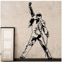 Adesivo de parede Freddie Mercury Rock Music para quarto ou sala de estar Adesivo de parede Freddie Mercury Rock Music para quarto ou sala de estar