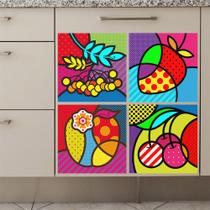 Adesivo de Parede - Frutas Pop Art - 202dvp
