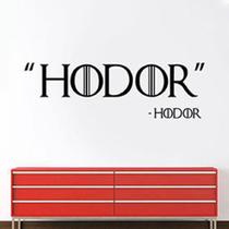 Adesivo De Parede Game Of Thrones Hodor - Gigante 189X58Cm - Mix Adesivos