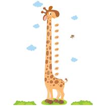 Adesivo de Parede Girafa Régua de Crescimento 175x110cm - Quartinhos