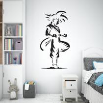 Adesivo de Parede Goku Dragon Ball Decoração Lutadores Mangá Decoração Infantil Juvenil Adesivo de Parede Goku Dragon Ball Decoração Lutadores Mangá Decoração Infantil Juvenil