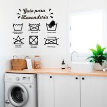 Adesivo de Parede Guia para Lavanderia Miniaturas Instruções Como Lavar Adesivo de Parede Guia para Lavanderia Miniaturas Instruções Como Lavar