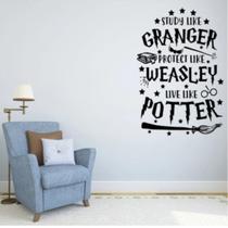 Adesivo de Parede Harry Potter - Study Like Granger (70x46) Adesivo de Parede Harry Potter - Study Like Granger (70x46)