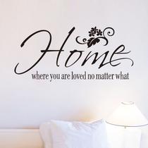 Adesivo de parede Home Inspirational Quote Home Where You Are L Adesivo de parede Home Inspirational Quote Home Where You Are L