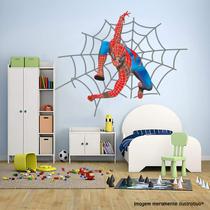 Adesivo De Parede Homem Aranha Na Teia Adesivo De Parede Homem Aranha Na Teia