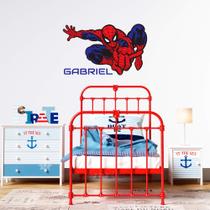 Adesivo de Parede Homem Aranha Nome Personalizado Decoração Quarto Menino Adesivo de Parede Homem Aranha Nome Personalizado Decoração Quarto Menino