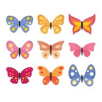 Adesivo de Parede Infantil 78 Borboleta Colorida Quarto Menina - 067ir Adesivo de Parede Infantil 78 Borboleta Colorida Quarto Menina - 067ir