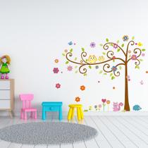 Adesivo de Parede Infantil Arvore Corujas 010