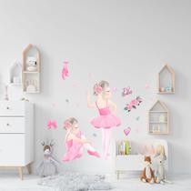 Adesivo De Parede Infantil Bailarina Autocolante Destacável Adesivo De Parede Infantil Bailarina Autocolante Destacável